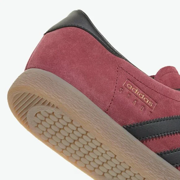 NWB- Adidas Originals STADT 'Burgundy' Casual Sneakers- Men- Size: 10 (JQ9009) - Picture 6 of 14